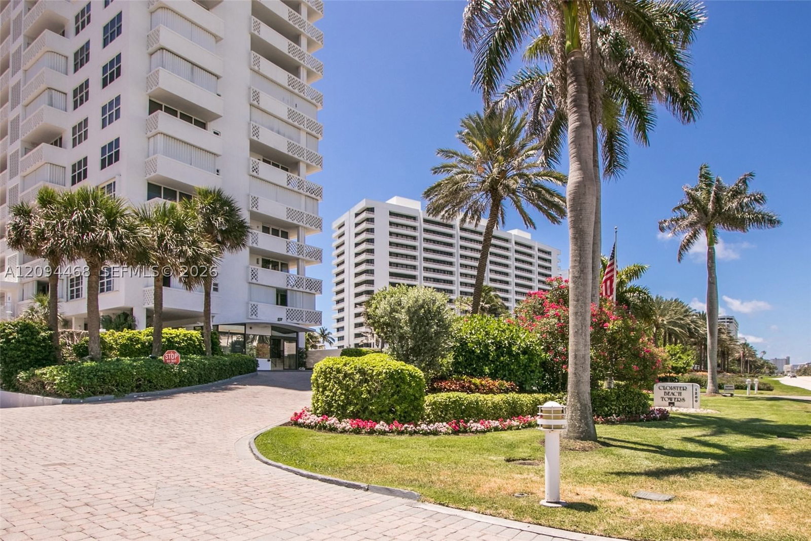 Real estate property located at 1200 Ocean Blvd #15H, Palm Beach, Cloister Beach Towers, Boca Raton, FL