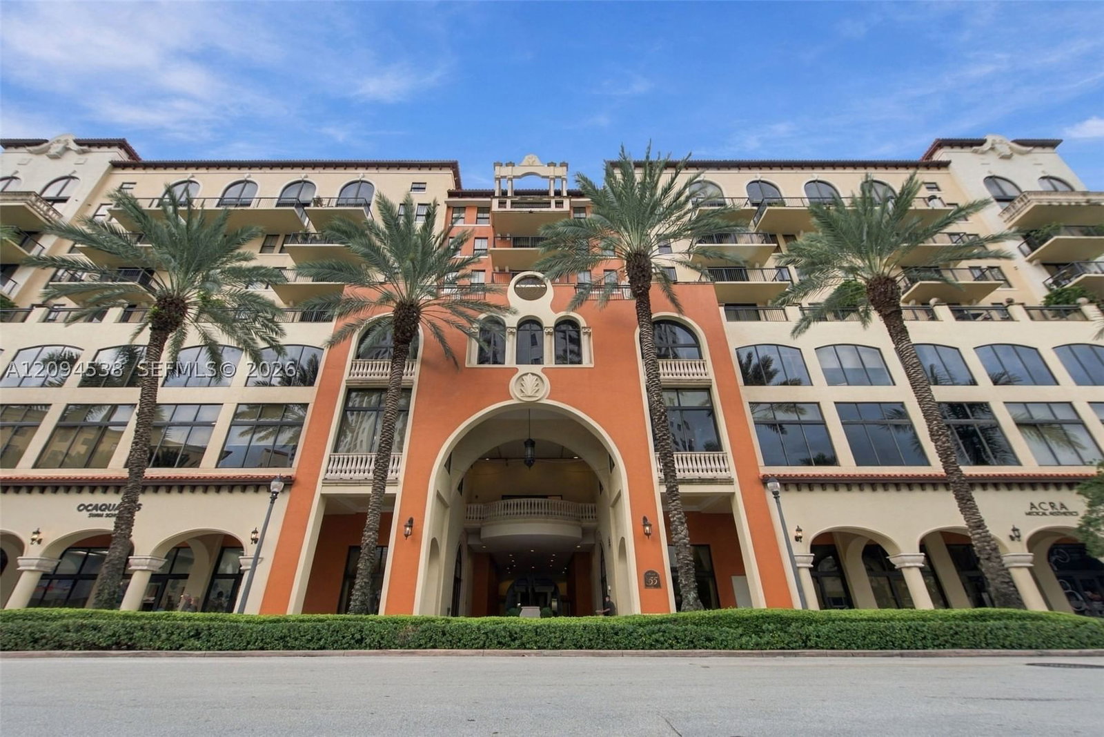 Real estate property located at 55 Merrick Way #520, Miami-dade, 55 Merrick Condo, Coral Gables, FL