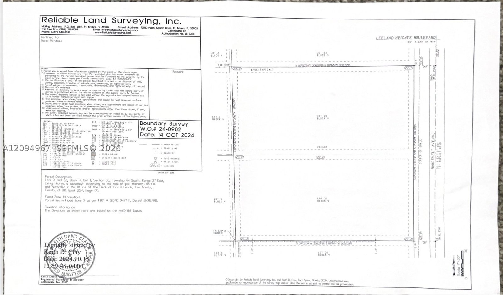 Real estate property located at 17 Roosevelt Ave, Lee, Lehigh Acres, Lehigh Acres, FL