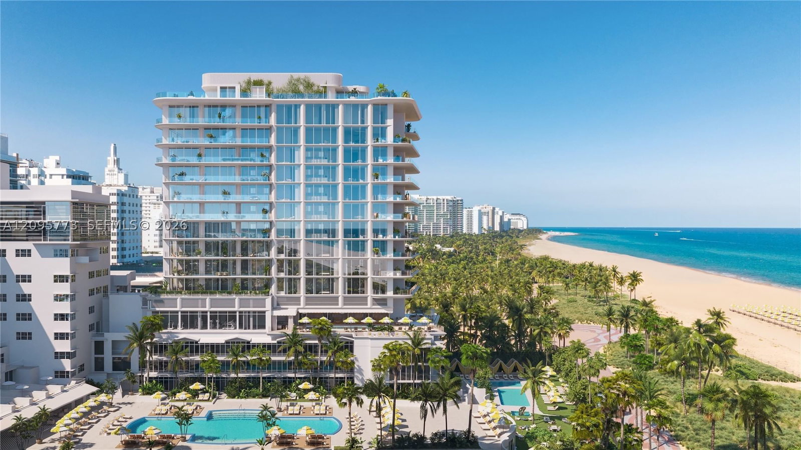 Real estate property located at 1671 Collins Ave #12B, Miami-dade, Ritz-carlton South Beach, Miami Beach, FL