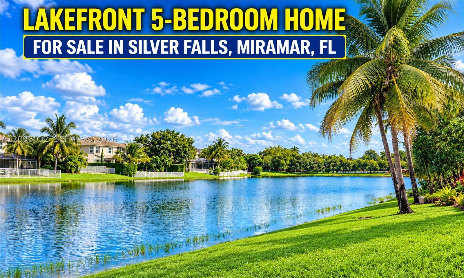 Real estate property located at 4618 129th Ave, Broward, Silver Falls, Miramar, FL