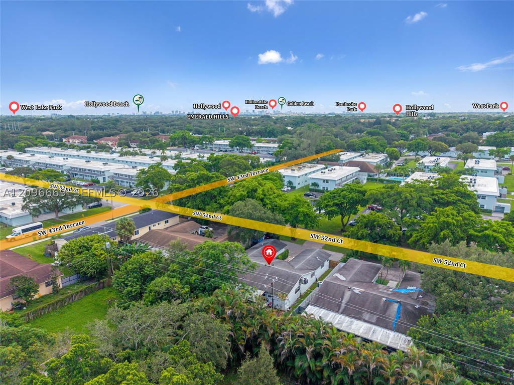 Real estate property located at 4351 52nd Ct, Broward, Newmans Survey, Dania Beach, FL