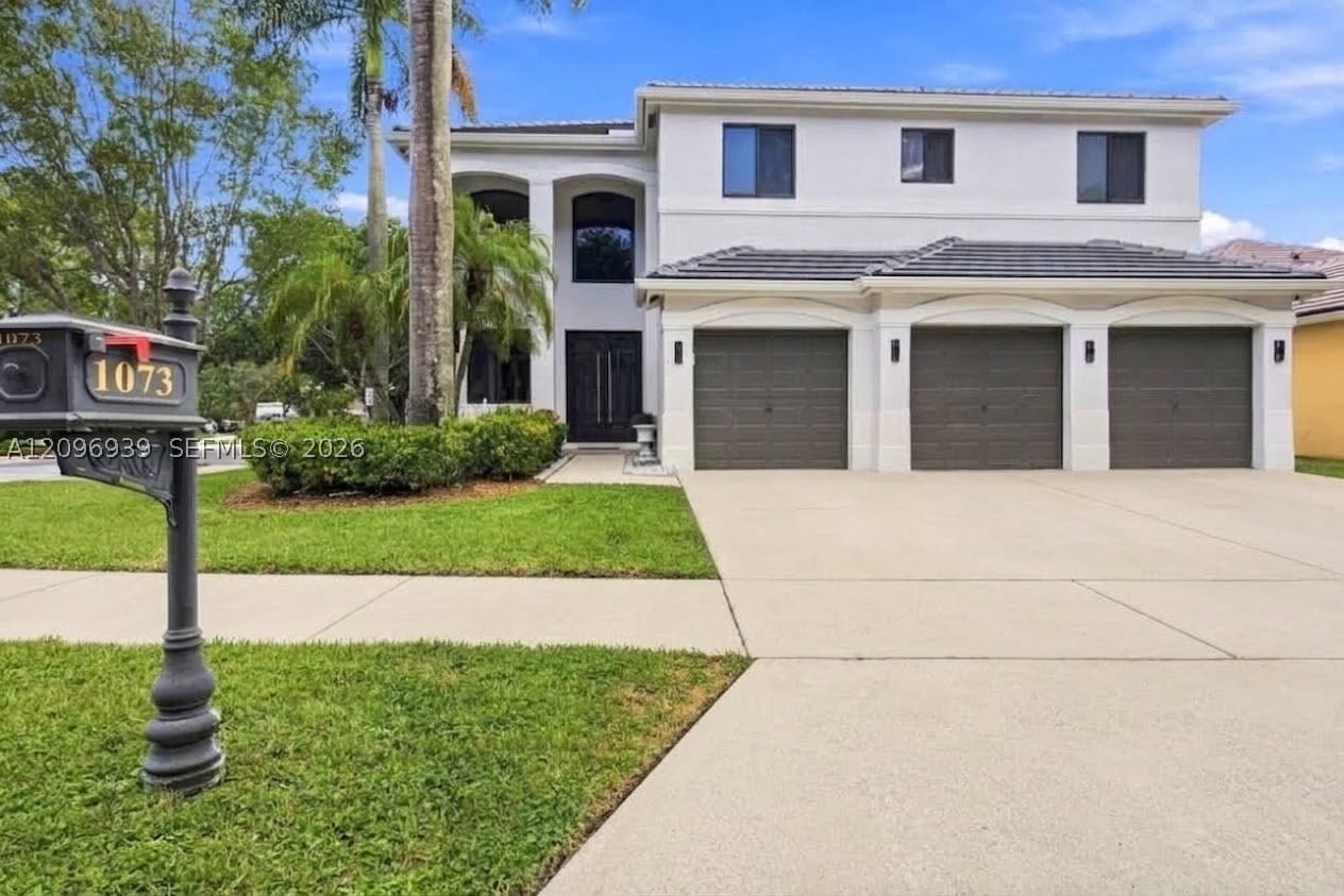 Real estate property located at 1073 Allamanda Way, Broward, Sector 2-parcels 9 & 10, Weston, FL