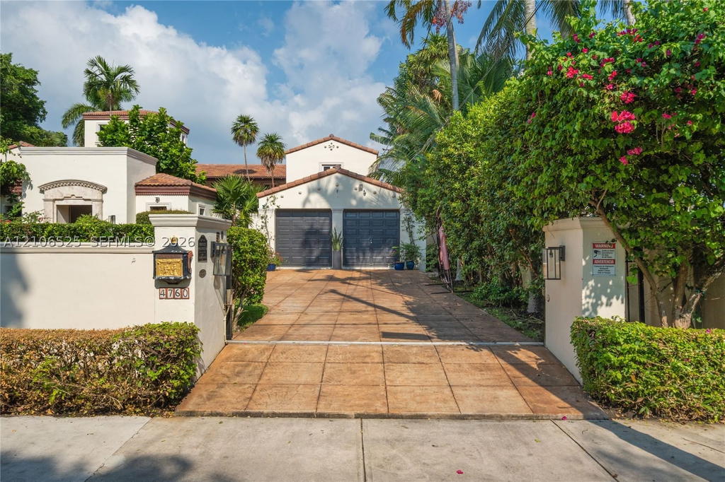 Real estate property located at 4760 Bay Rd, Miami-dade, Nautilus Sub, Miami Beach, FL