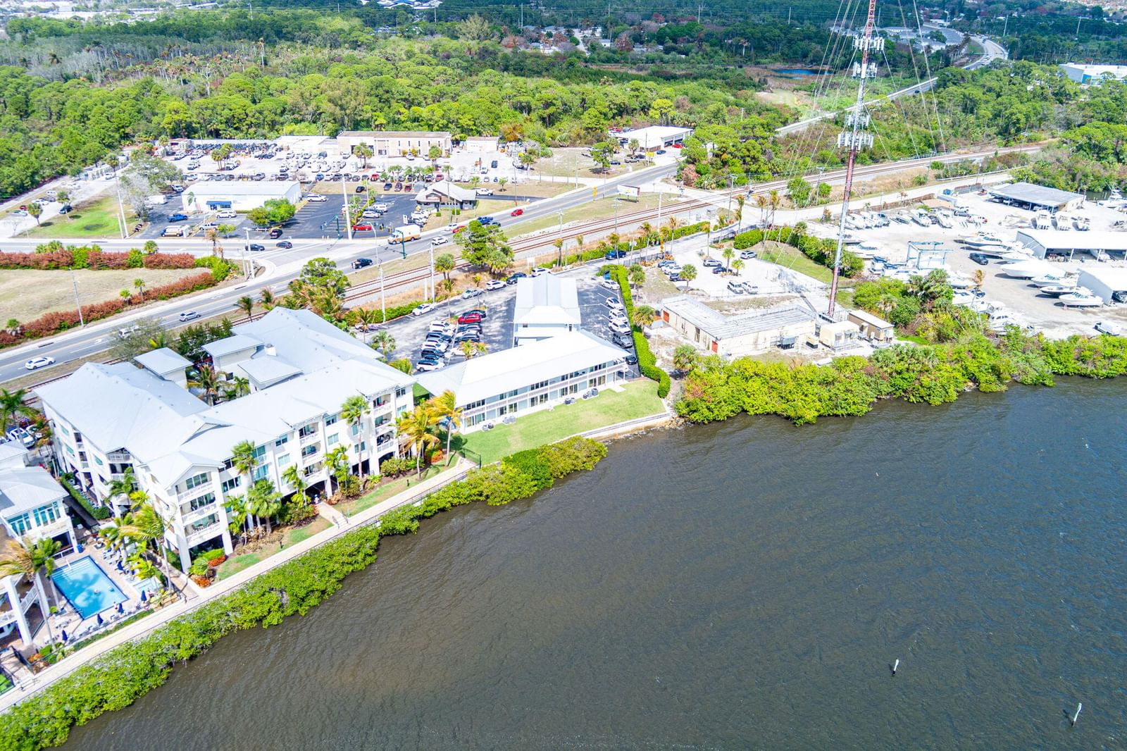 Real estate property located at 975 Flagler #302, Martin, Harborage Yacht Condo, Stuart, FL, US