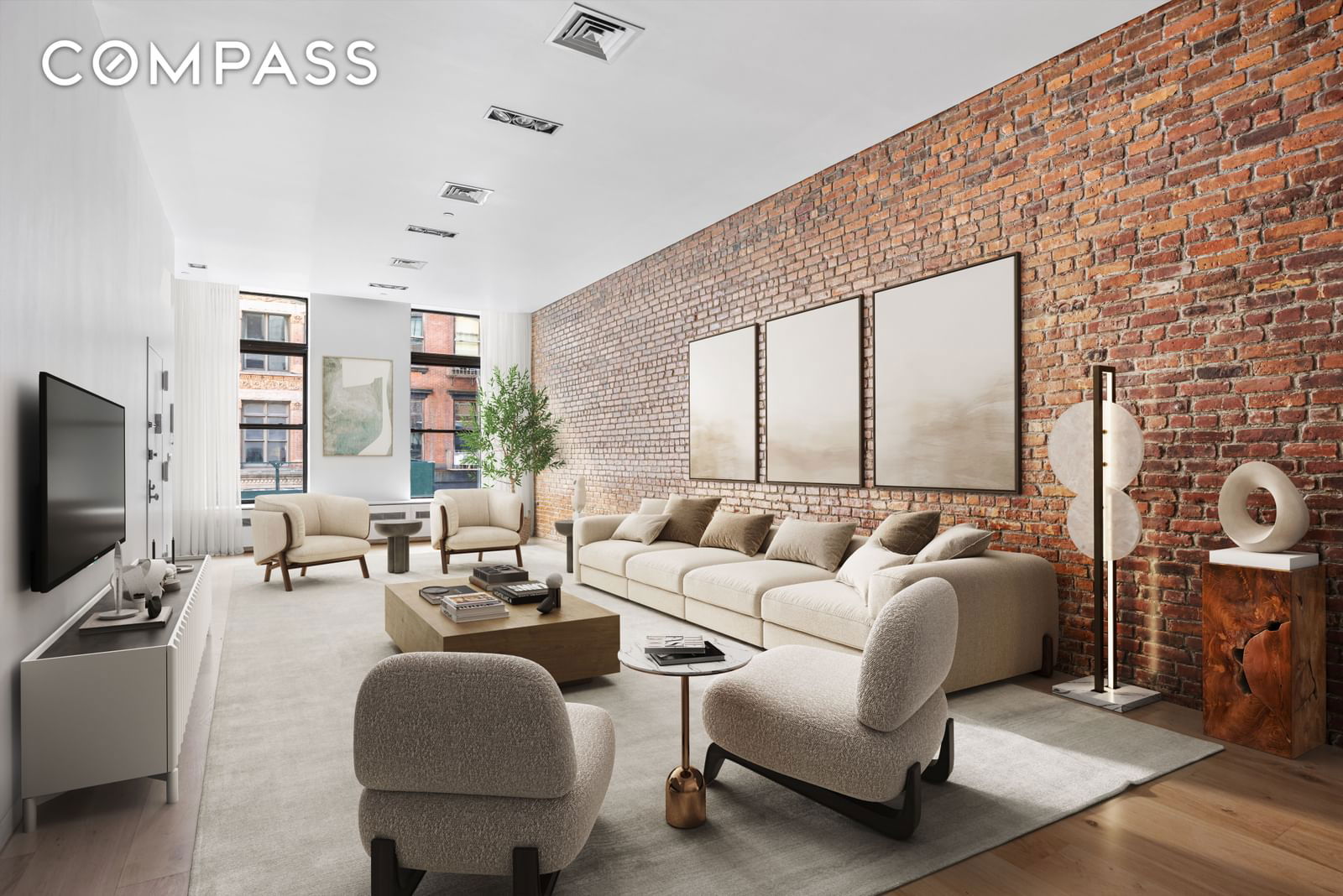 Real estate property located at 74 Warren #2, NewYork, TriBeCa, New York City, NY