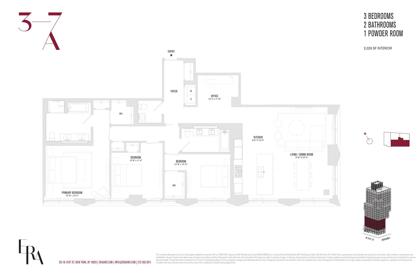 Real estate property located at 251 91st #4-A, NewYork, New York City, NY