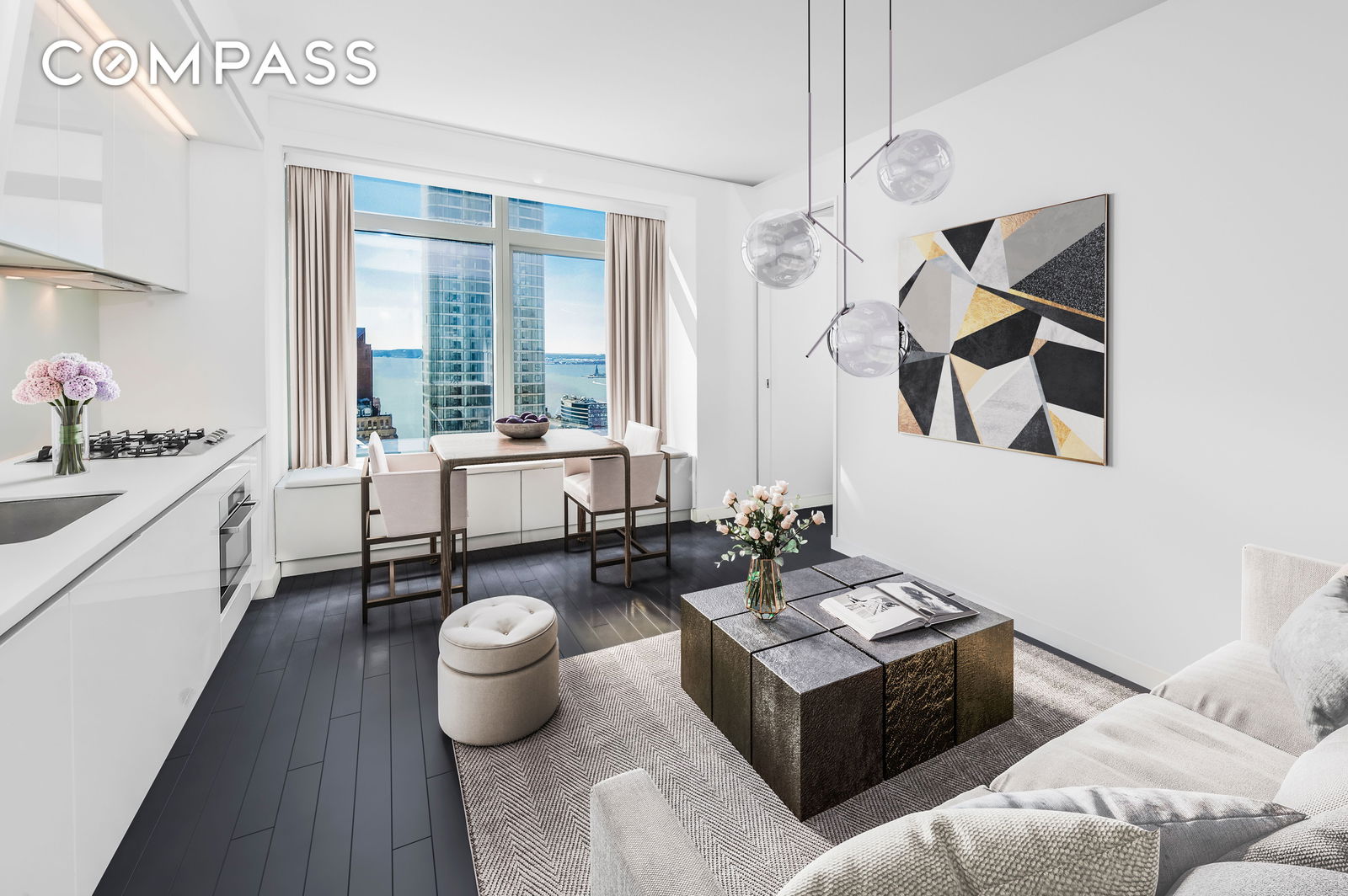 Real estate property located at 123 Washington #42-H, New York, New York City, NY