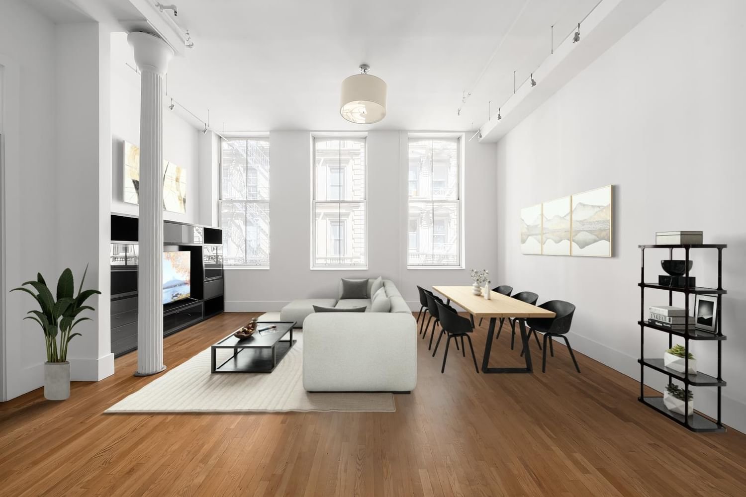 Real estate property located at 79 Worth #2-E, NewYork, Tribeca, New York City, NY