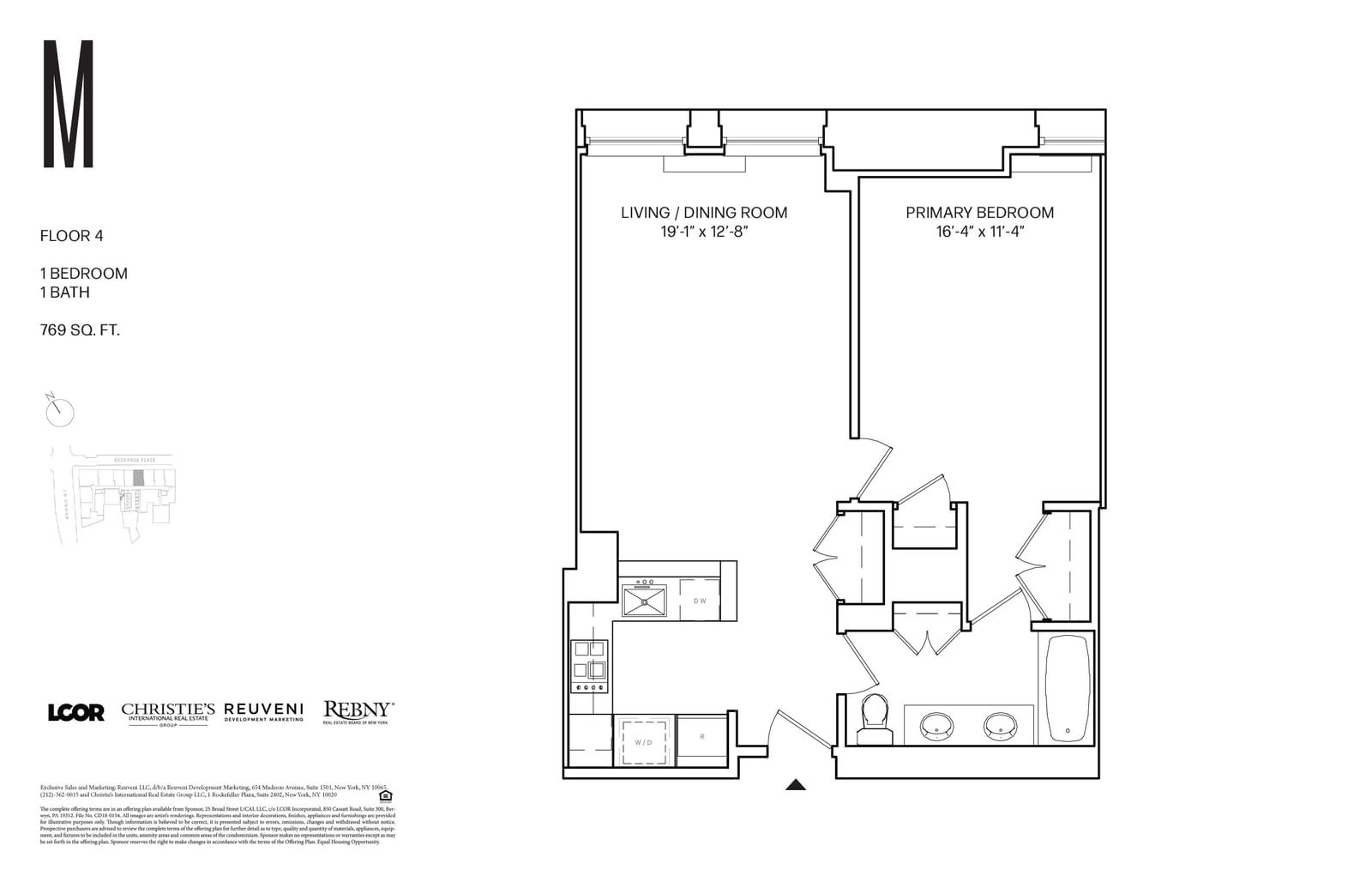 Real estate property located at 25 Broad #14-M, NewYork, Financial District, New York City, NY