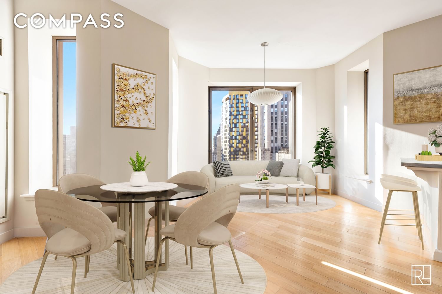 Real estate property located at 75 Wall #33-F, New York, New York City, NY