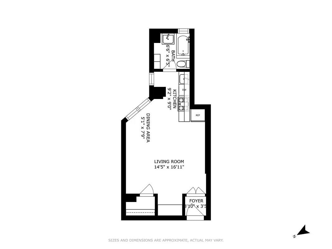 Real estate property located at 136 36th #2E, NewYork, Murray Hill, New York City, NY