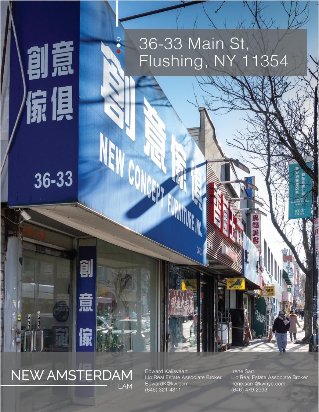 Real estate property located at 36-33 Main *, Queens, Flushing, New York City, NY