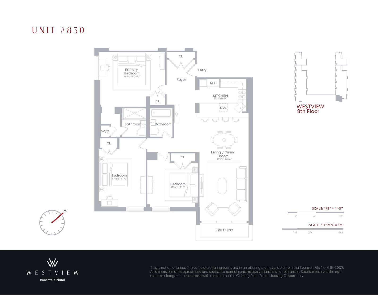 Real estate property located at 625 Main #830, New York, Lenox Hill-roosevelt Island, New York City, NY