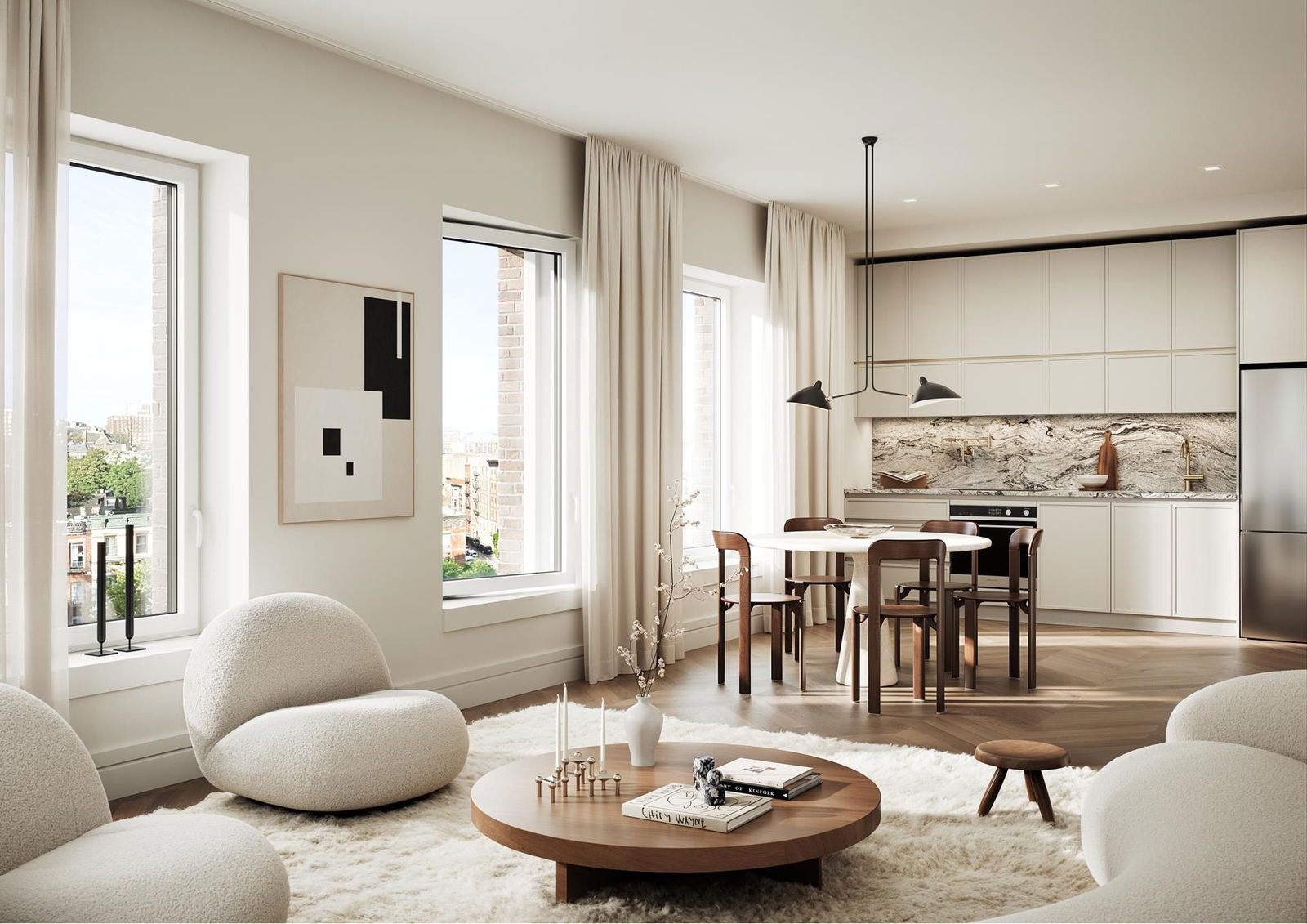 Real estate property located at 370 LENOX #405, New York, Central Harlem, New York City, NY