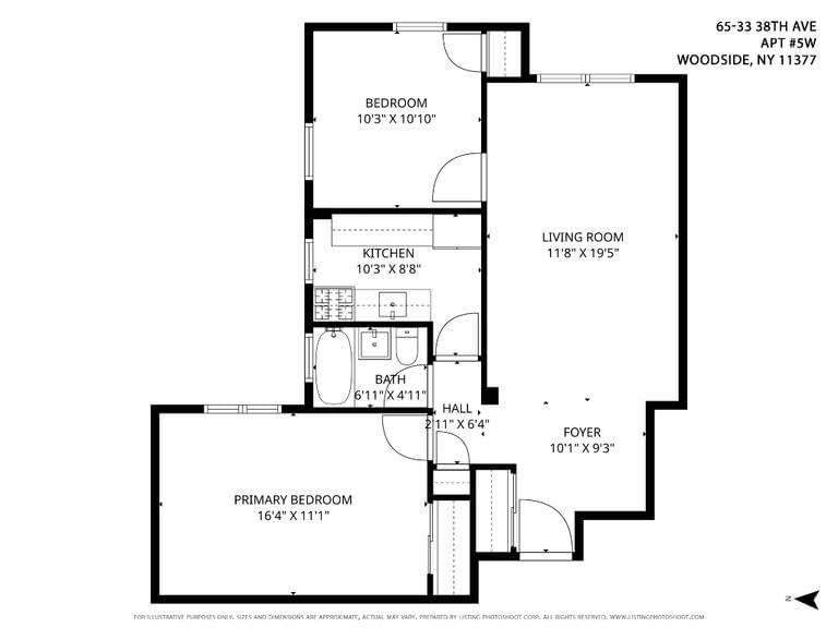 Real estate property located at 65-15 38th #5W, Queens, Woodside, New York City, NY