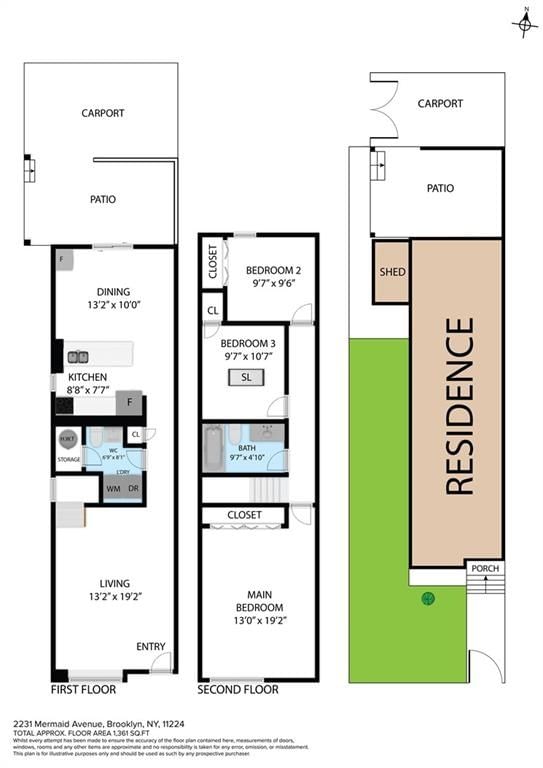 Real estate property located at 2231 Mermaid, Kings, Coney Island, New York City, NY