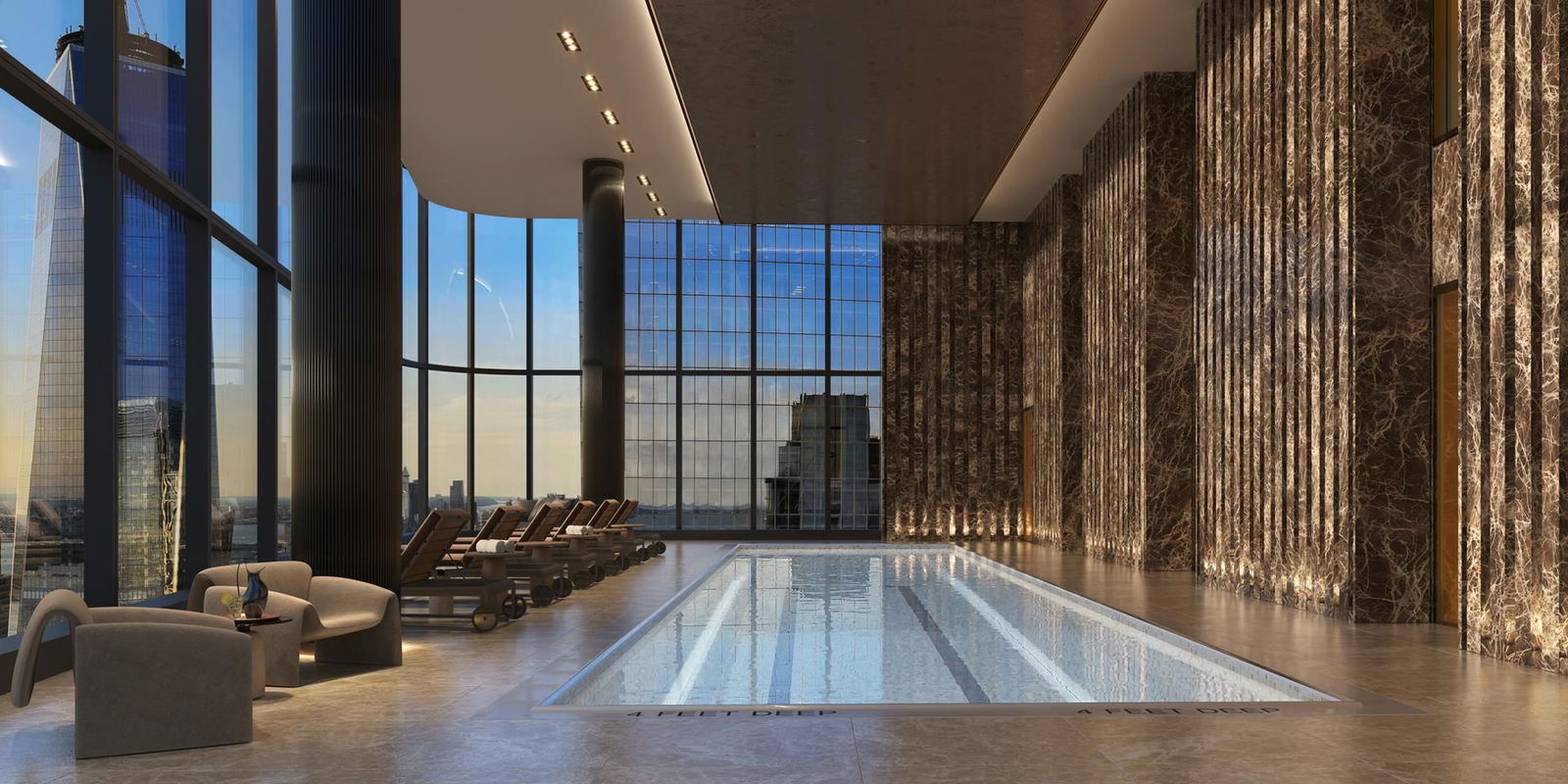 Real estate property located at 125 GREENWICH #19E, New York, Financial District, New York City, NY