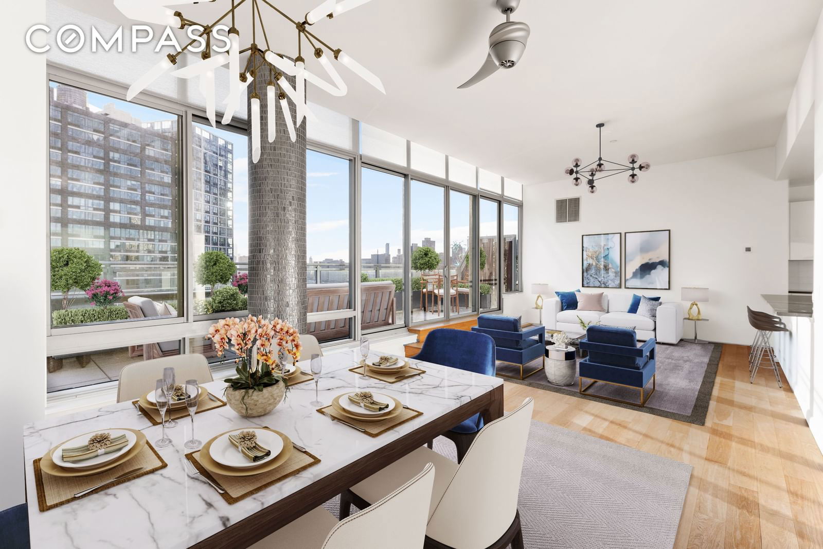 Real estate property located at 46-30 Center PH8, Queens, Long Island City, New York City, NY
