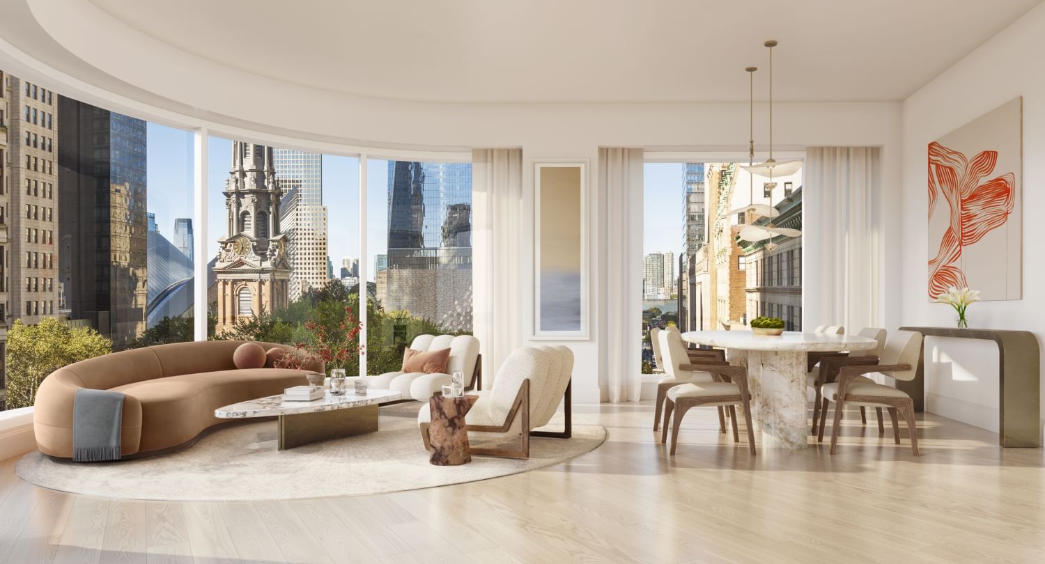 Real estate property located at 1 PARK #6C, New York, Fulton/seaport, New York City, NY