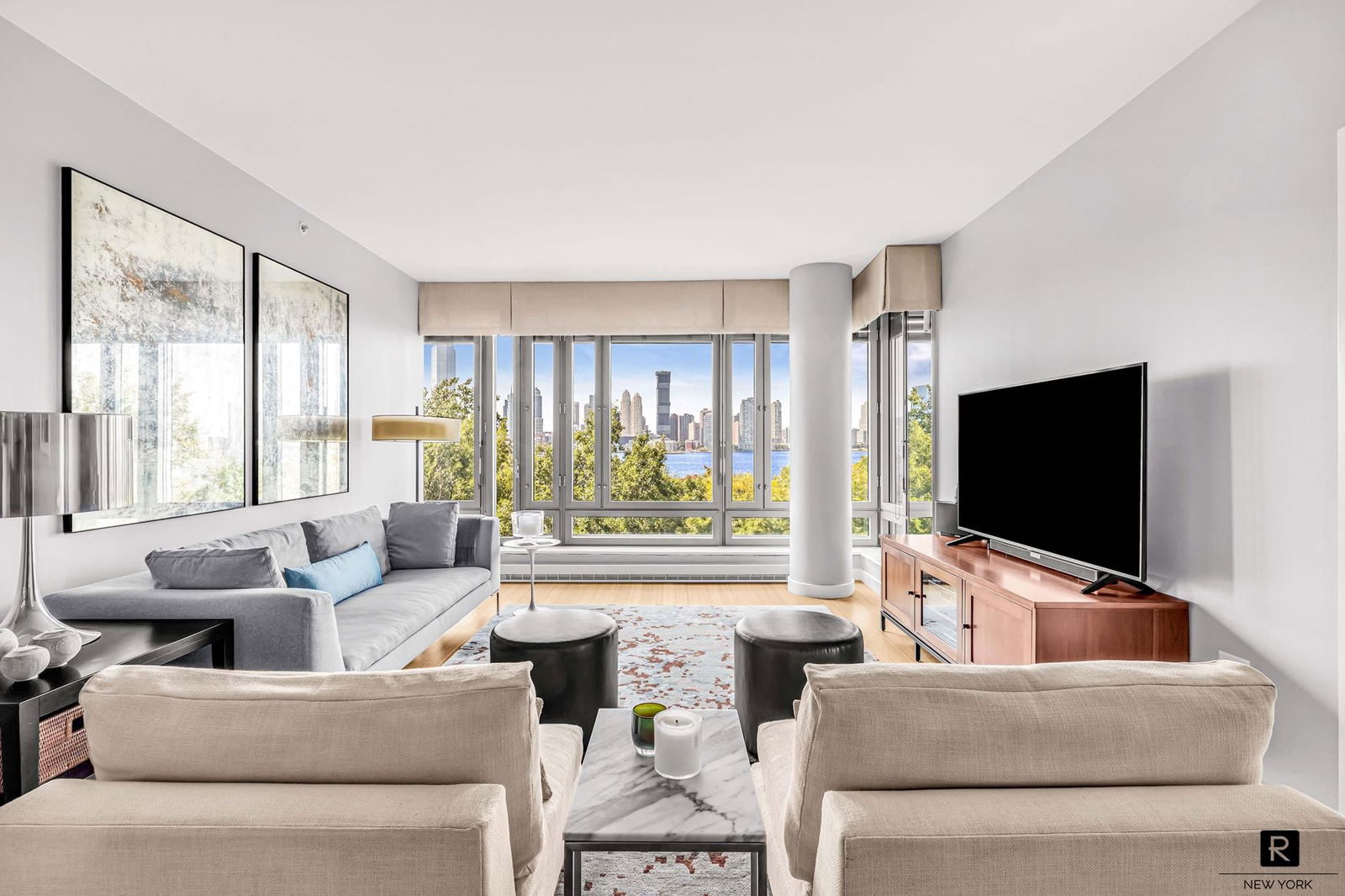 Real estate property located at 2 River #4-J, New York, Battery Park City, New York City, NY