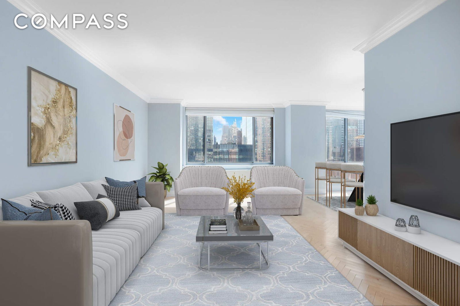Real estate property located at 2 Columbus #17C, New York, Upper West Side, New York City, NY