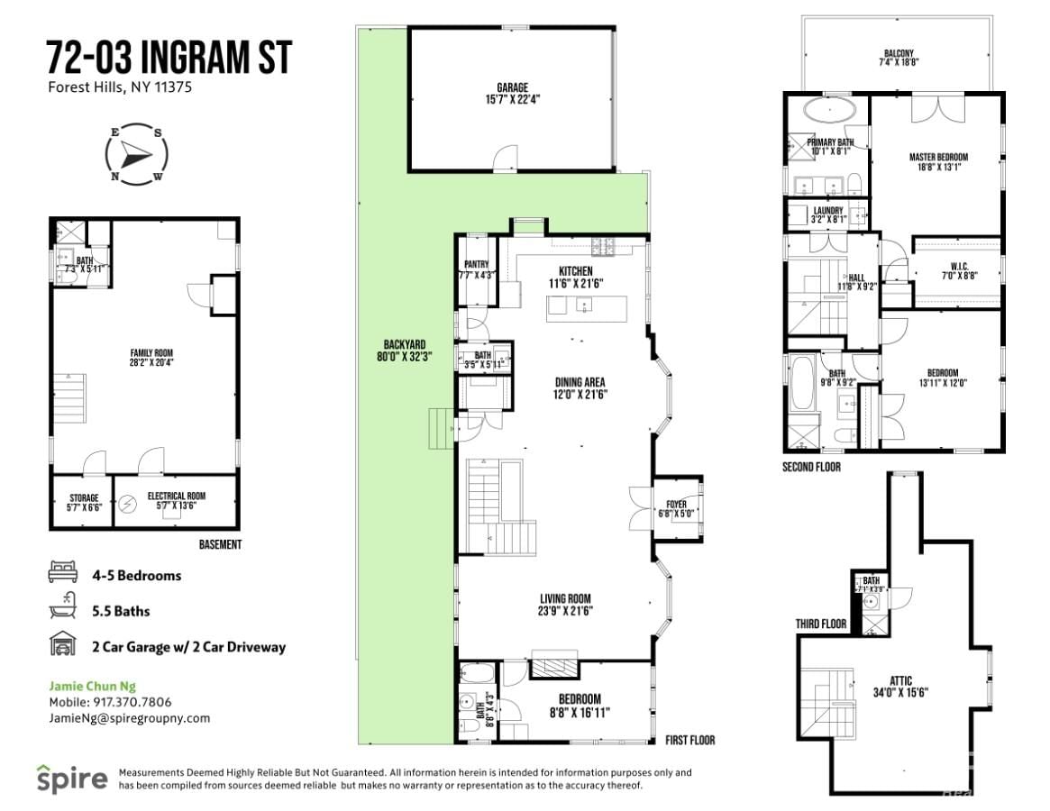 Real estate property located at 72-03 Ingram H0USE, Queens, Forest Hills, New York City, NY