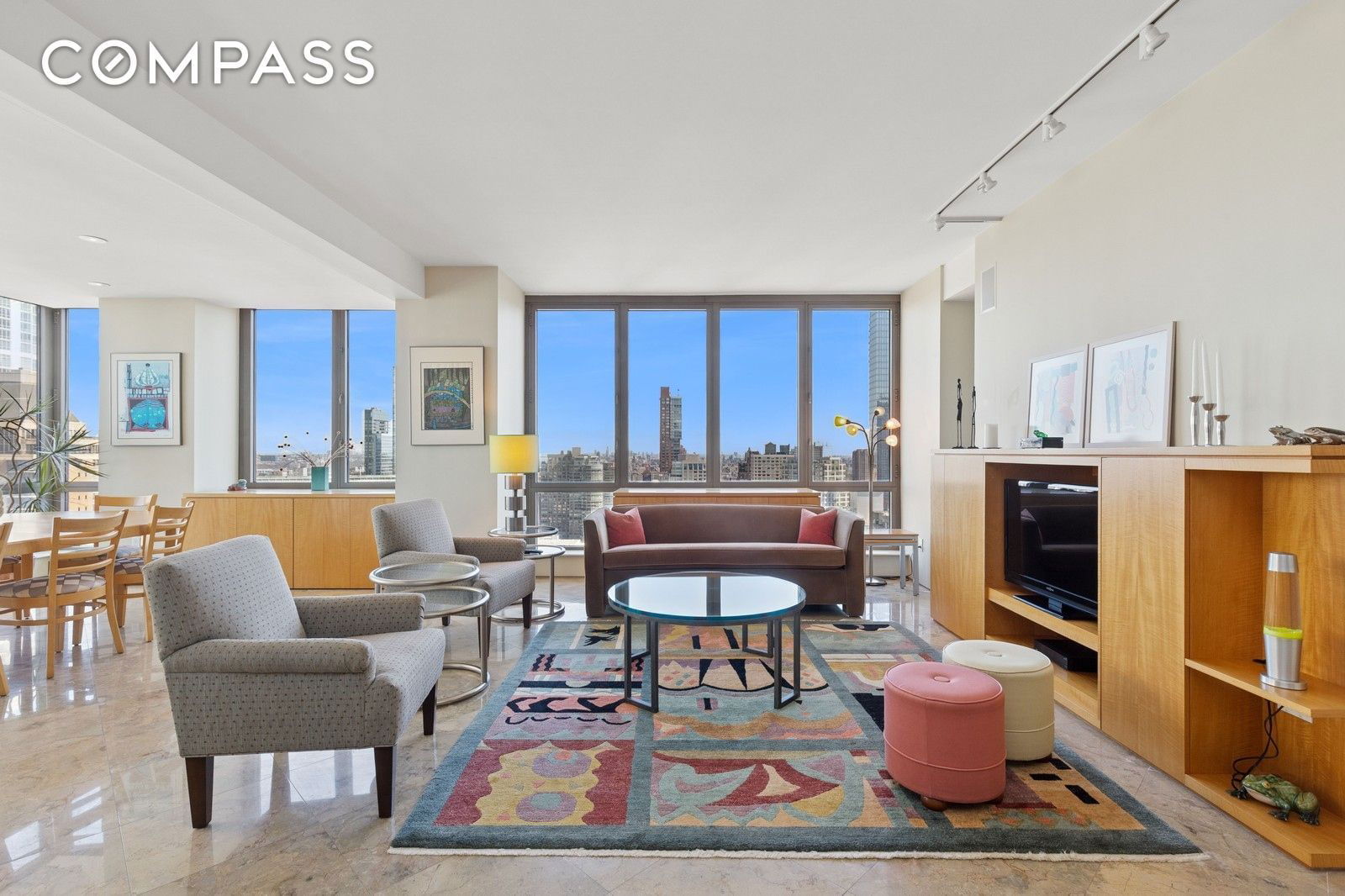 Real estate property located at 2 Columbus #35A, New York, Upper West Side, New York City, NY