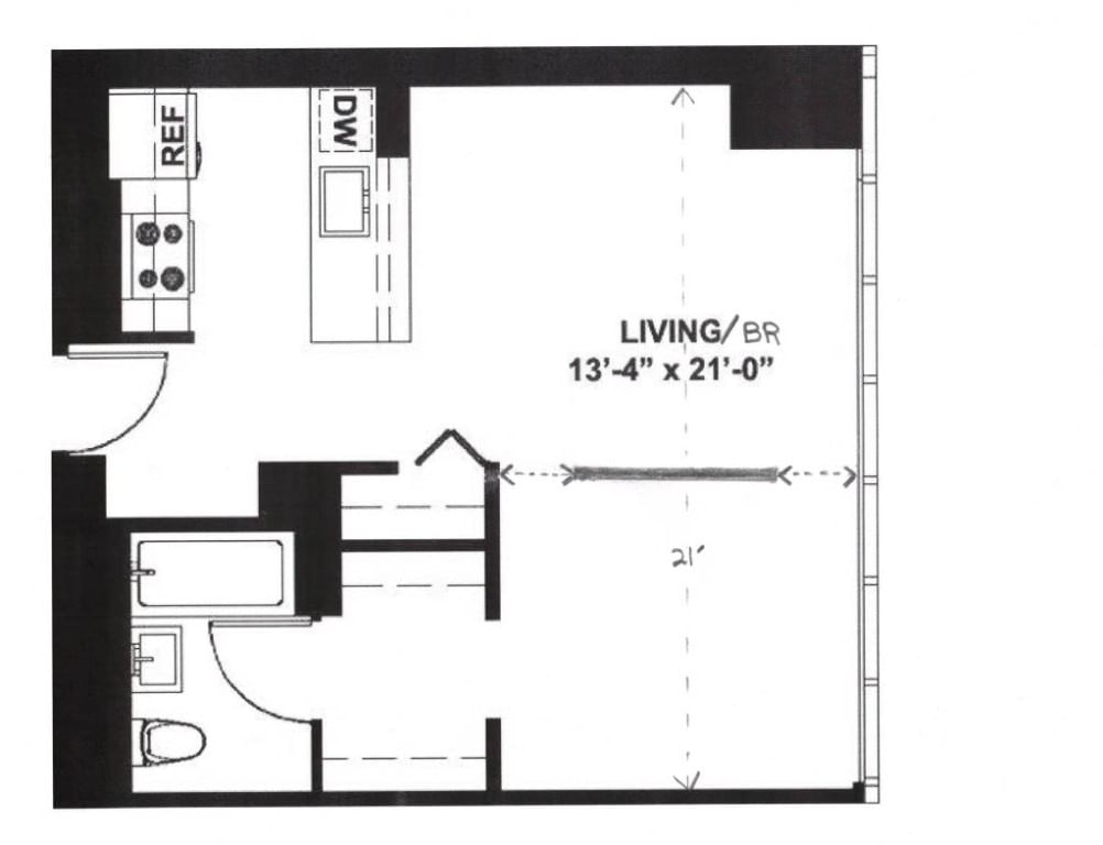 Real estate property located at 350 42nd #17i, New York, Hudson Yards, New York City, NY