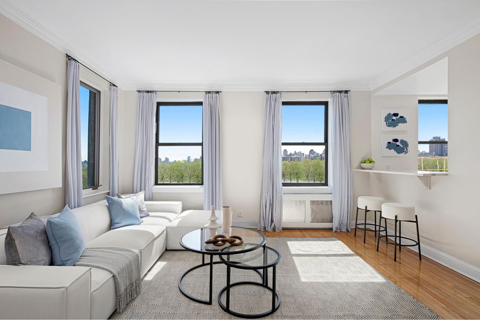 Real estate property located at 407 CENTRAL PH7B, New York, Manhattan Valley, New York City, NY