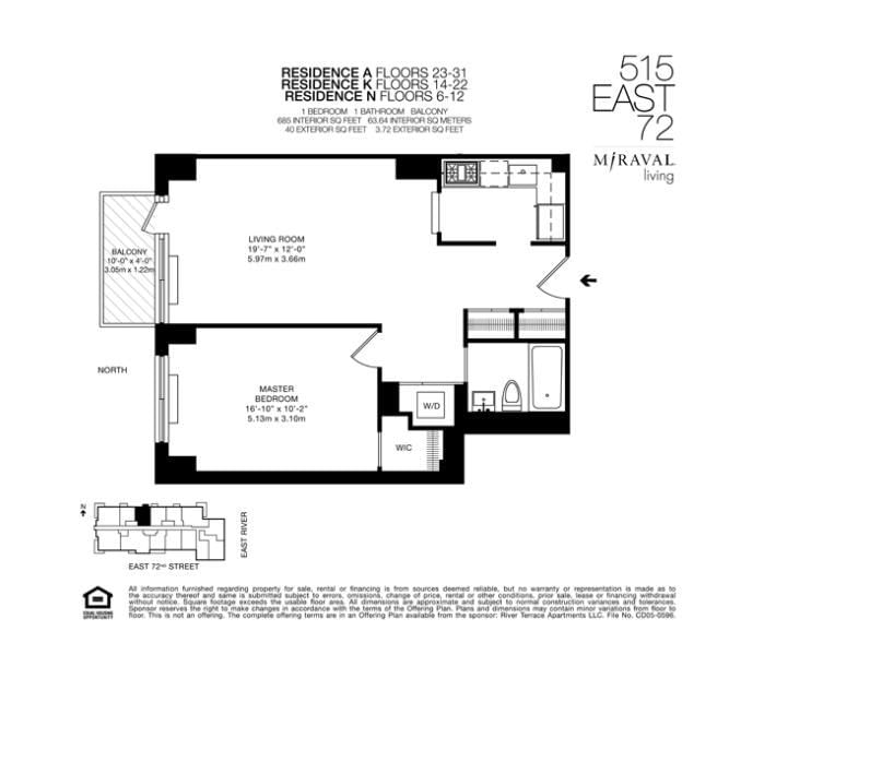 Real estate property located at 515 72nd #24A, New York, Manhattan, New York City, NY