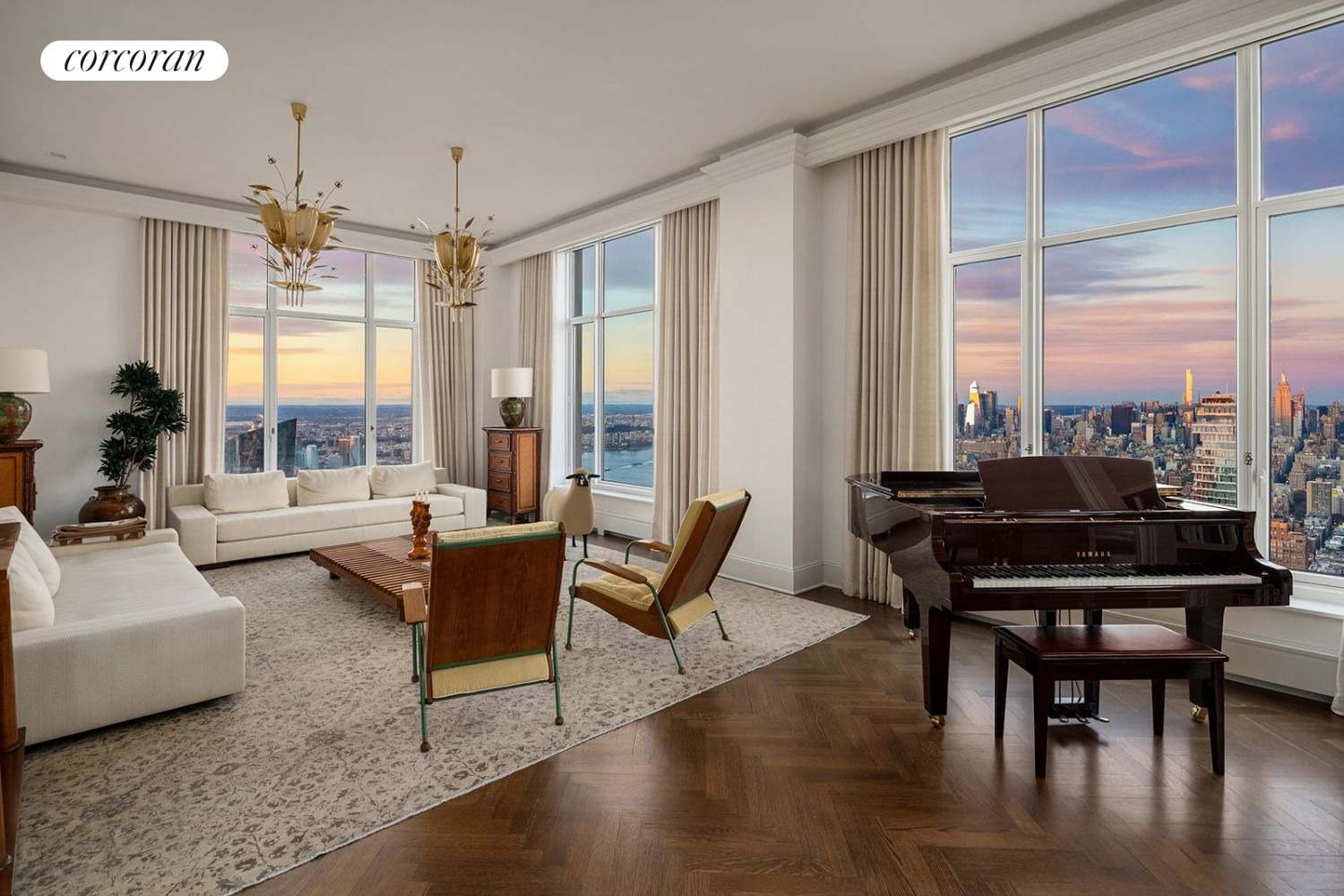 Real estate property located at 30 PARK PH77A, New York, Tribeca, New York City, NY