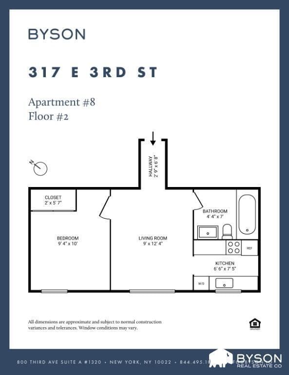 Real estate property located at 317 3rd #8, New York, Alphabet City, New York City, NY