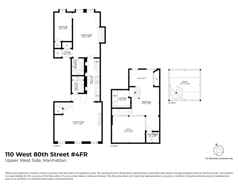 Real estate property located at 110 80th #4FR, New York, Upper West Side, New York City, NY