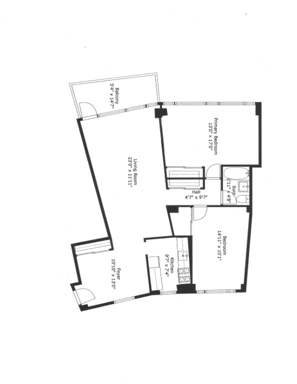 Real estate property located at 215 Park #19H, New York, Chinatown, New York City, NY