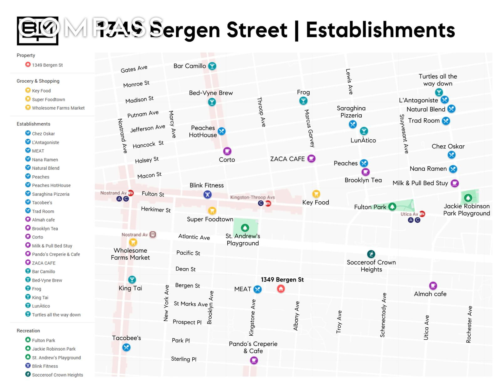 Real estate property located at 1349 Bergen, Kings, Crown Heights, New York City, NY