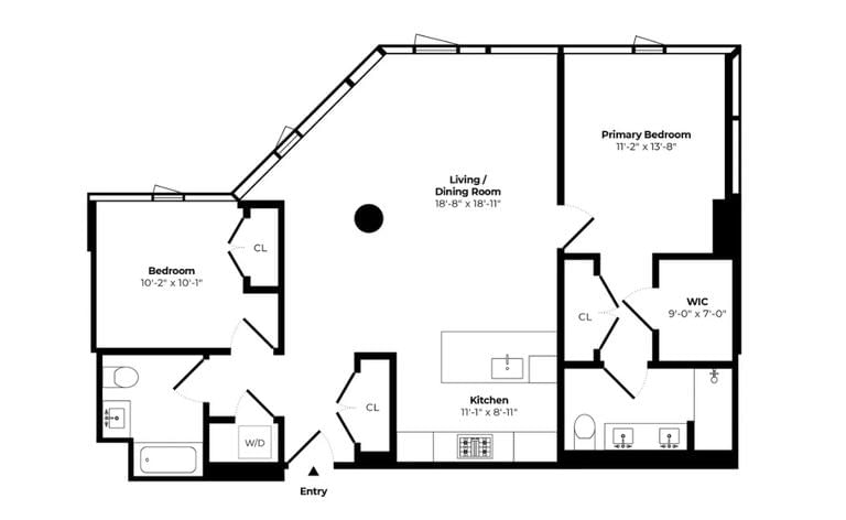 Real estate property located at 21-30 44th #7C, Queens, Long Island City, New York City, NY
