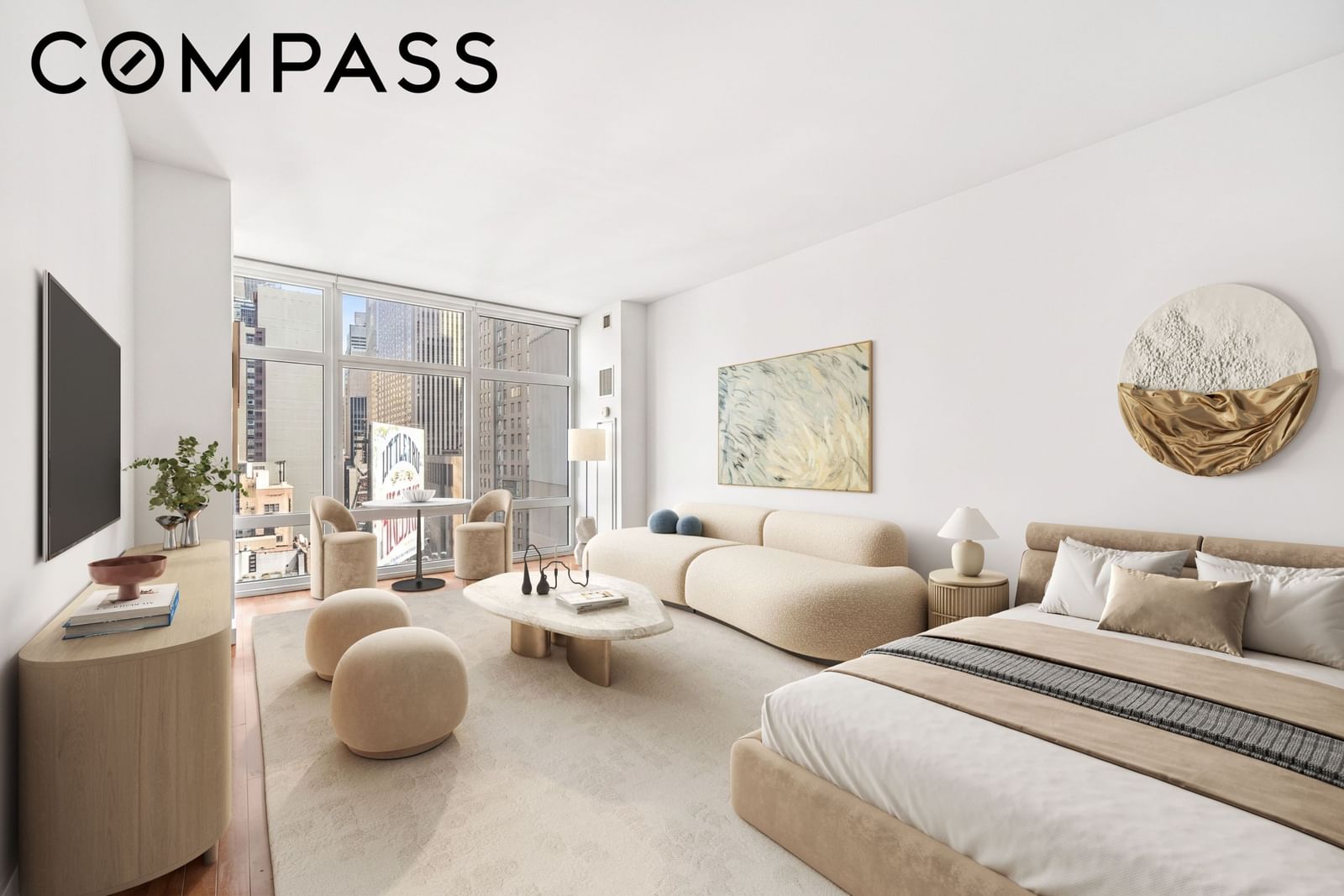 Real estate property located at 1600 Broadway #19F, New York, Midtown, New York City, NY