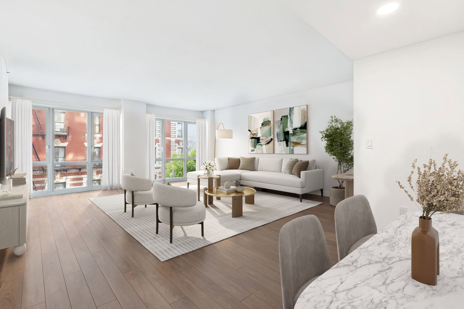 Real estate property located at 371 MORNINGSIDE #4A, New York, South Harlem, New York City, NY