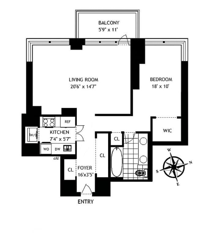 Real estate property located at 200 69th #19E, New York, Lenox Hill, New York City, NY