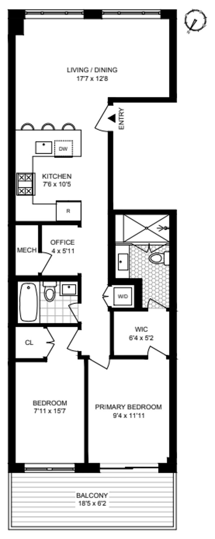 Real estate property located at 59 Quincy #2, Kings, New York City, NY