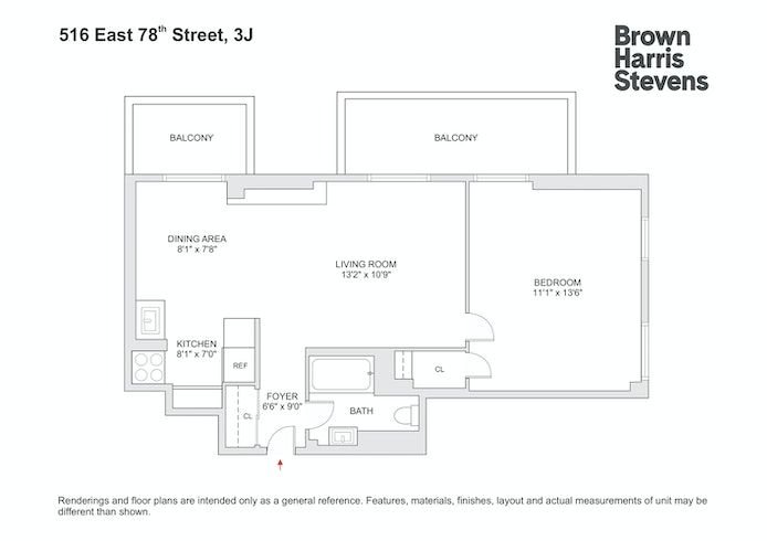 Real estate property located at 516 78th #3J, New York, New York City, NY