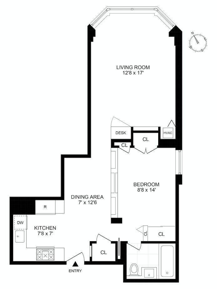 Real estate property located at 155 76th #4C, New York, New York City, NY