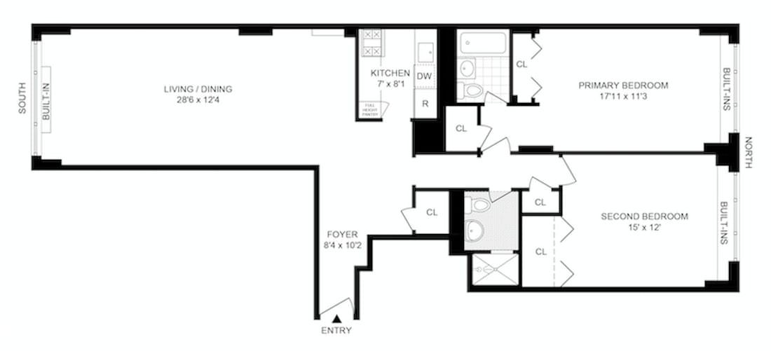 Real estate property located at 311 71ST #3FG, NewYork, New York City, NY