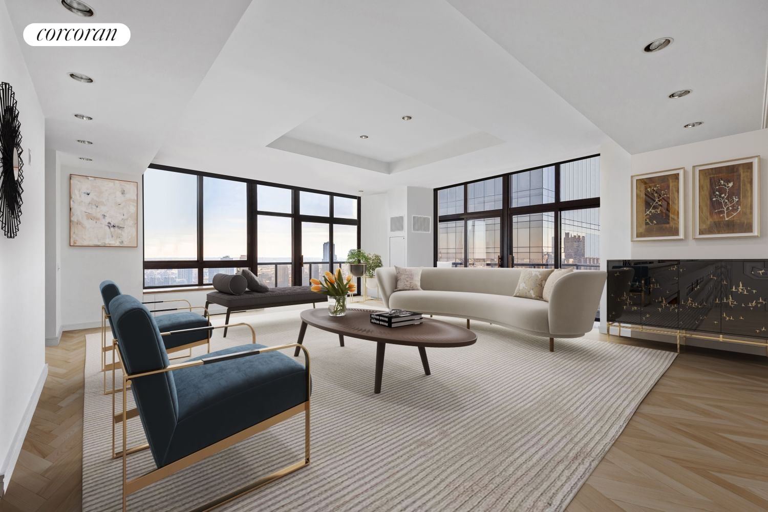 Real estate property located at 100 United Nations #43AB, New York, New York City
