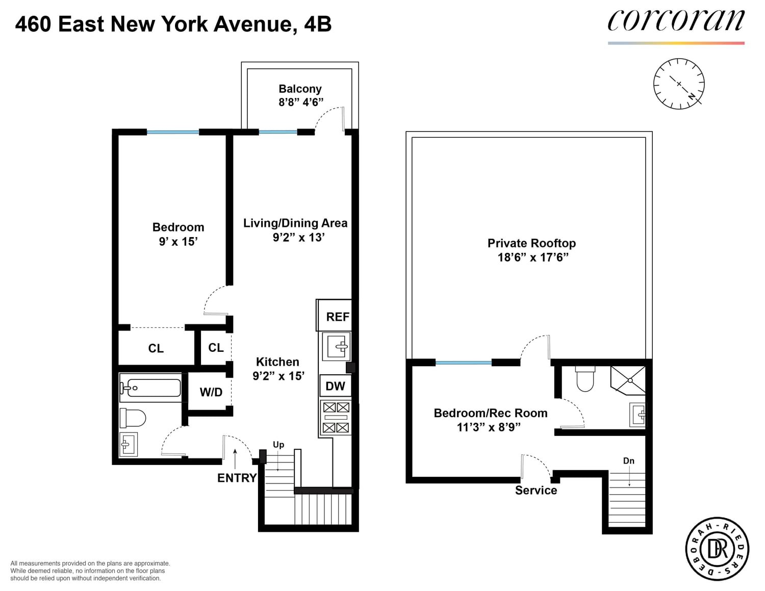 Real estate property located at 460 New York #4B, Kings, New York City, NY