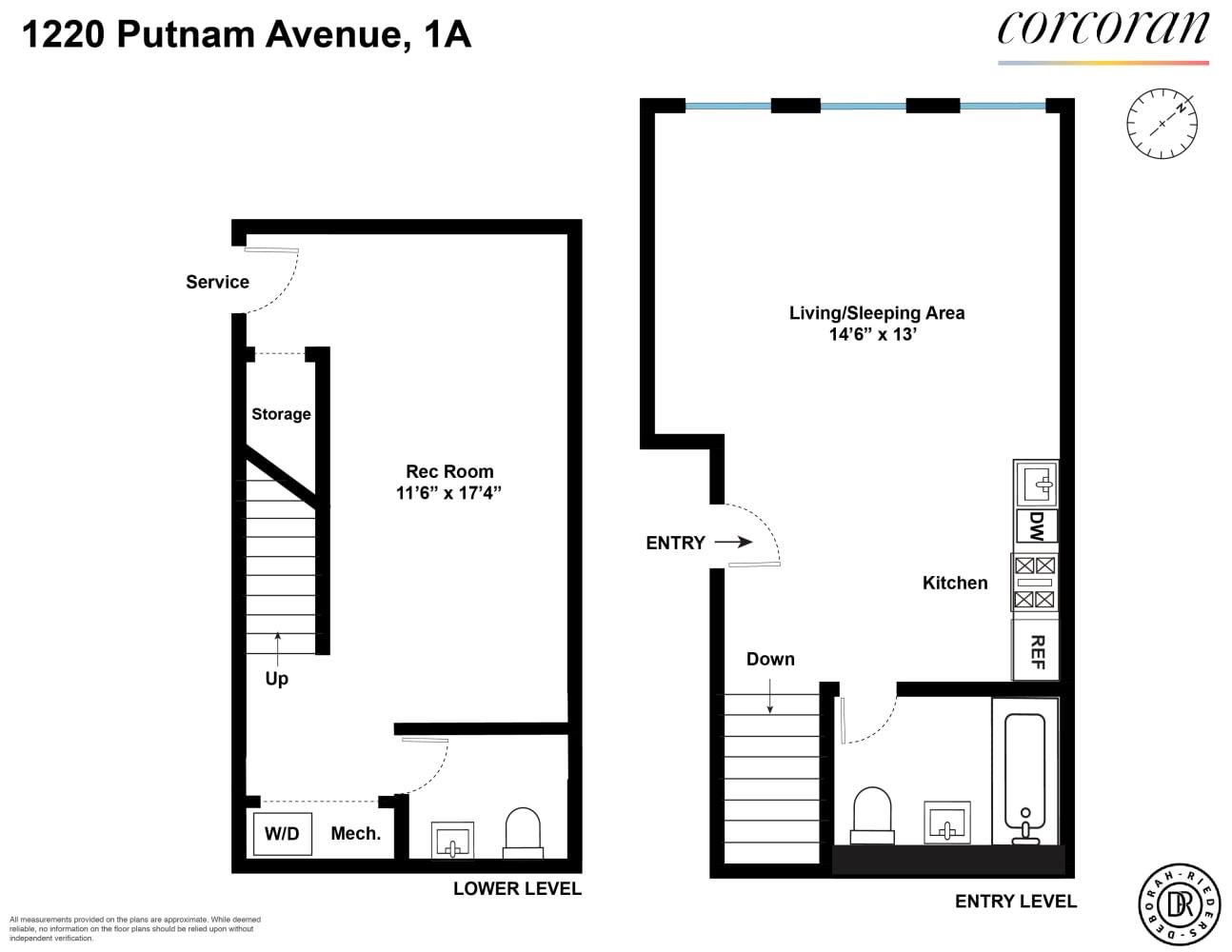 Real estate property located at 1220 PUTNAM #1A, Kings, New York City, NY