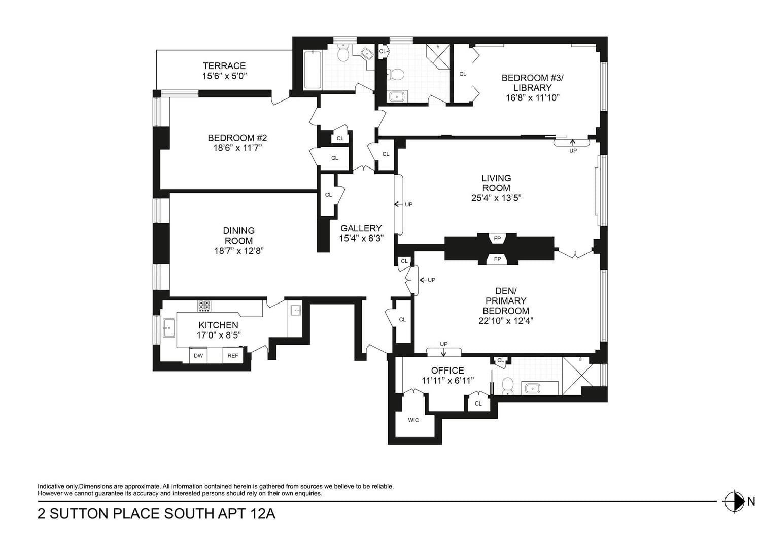 Real estate property located at 2 Sutton #12A, New York, New York City, NY