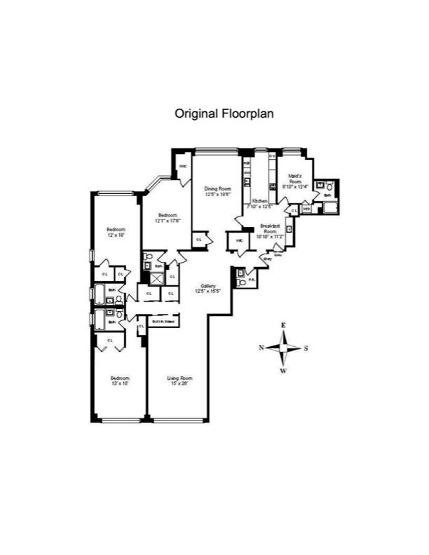 Real estate property located at 35 75th #10E, New York, New York City, NY