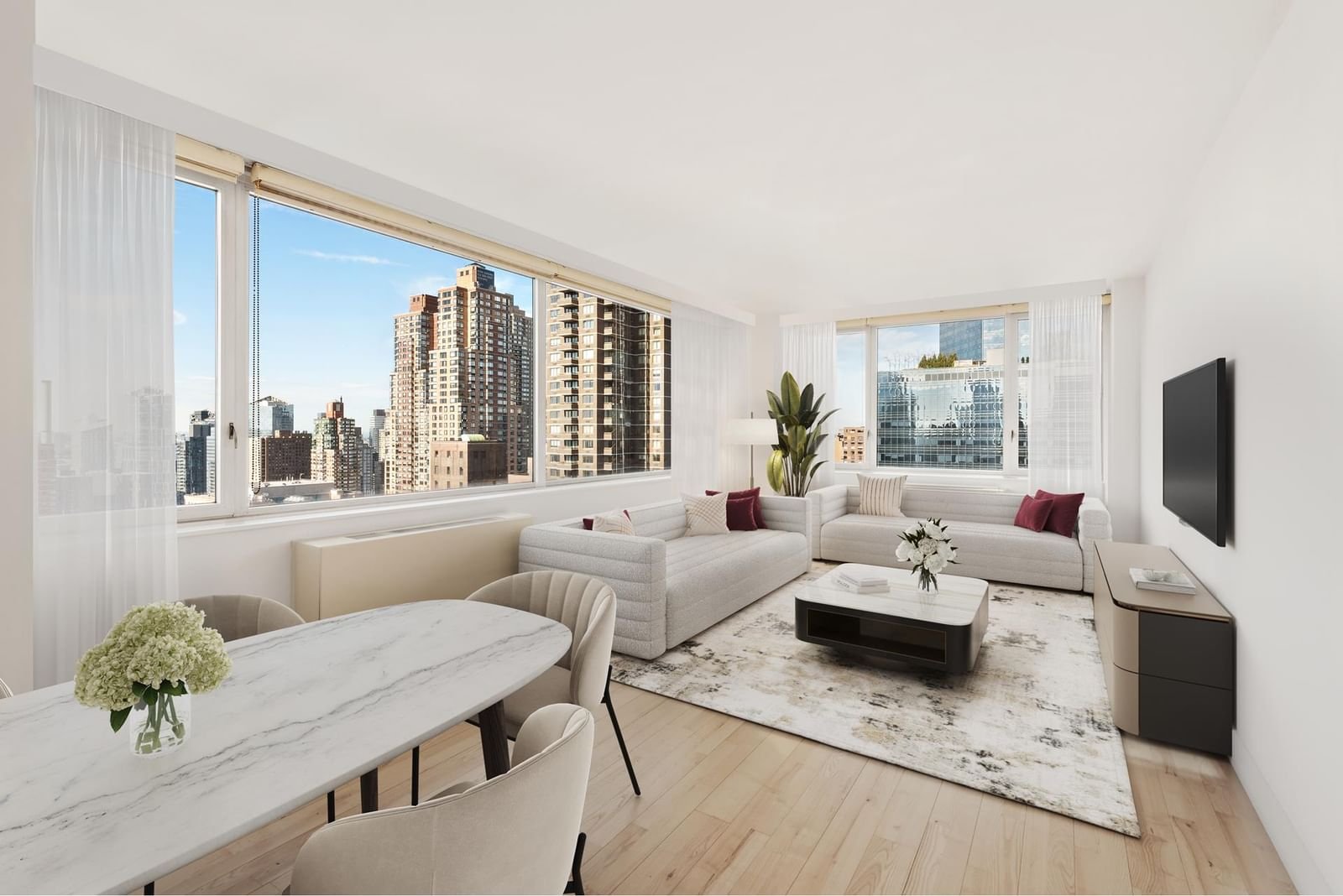 Real estate property located at 322 57TH #40C1, NewYork, Hells Kitchen, New York City, NY